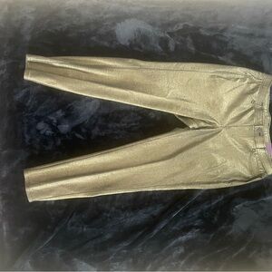 Lane Bryant Gold Jegging Skinny Pants